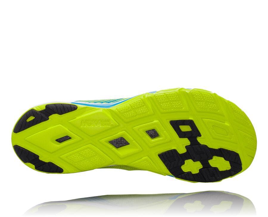 Tenis Hoka One One Feminino Verdes/Azuis - Evo Carbon Rocket - 839-MDWPSR